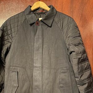 ONS Men's Black Quilted Coat